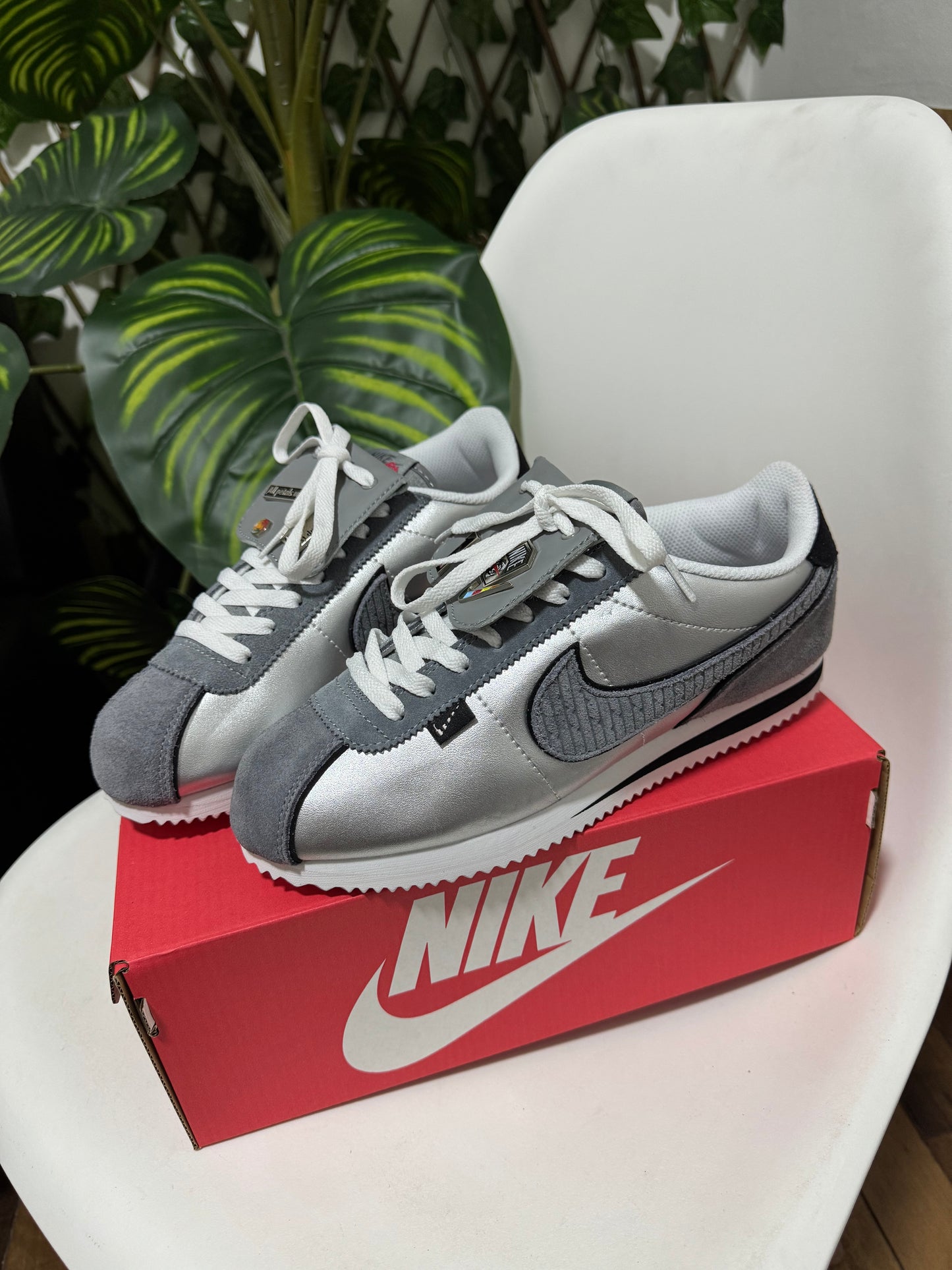 Nike Cortez Metallic Silver