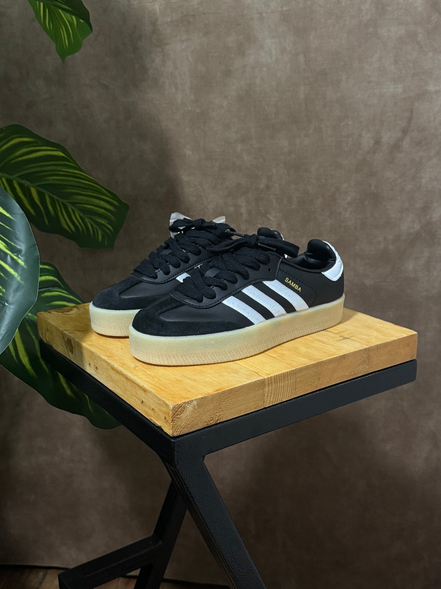 Adidas Samba Plataforma “Black”