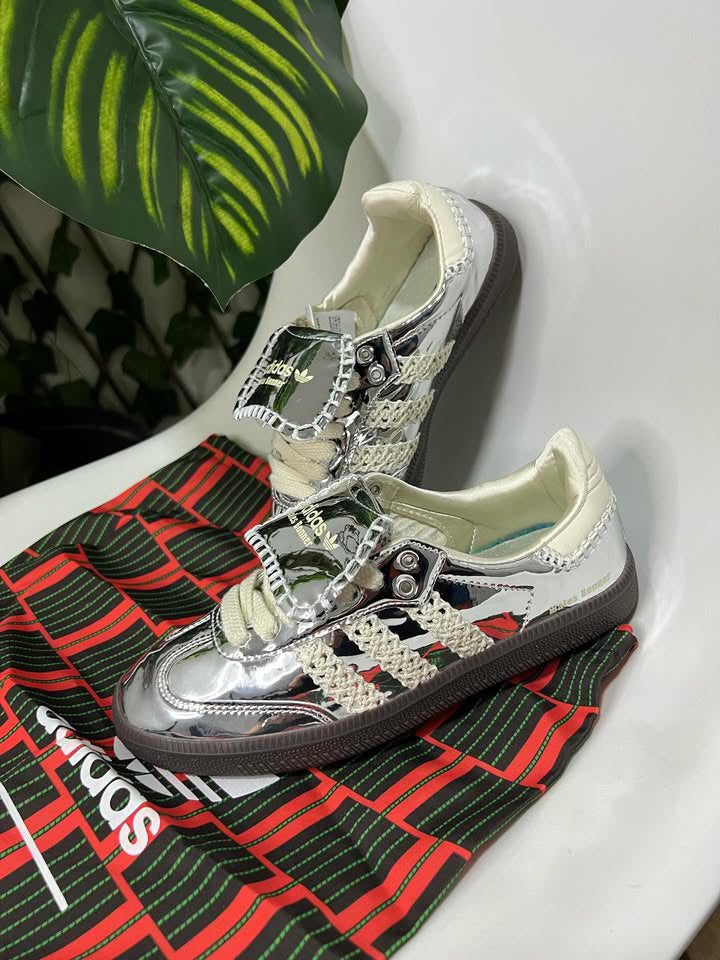 Adidas Samba Silver X Wales Bonner