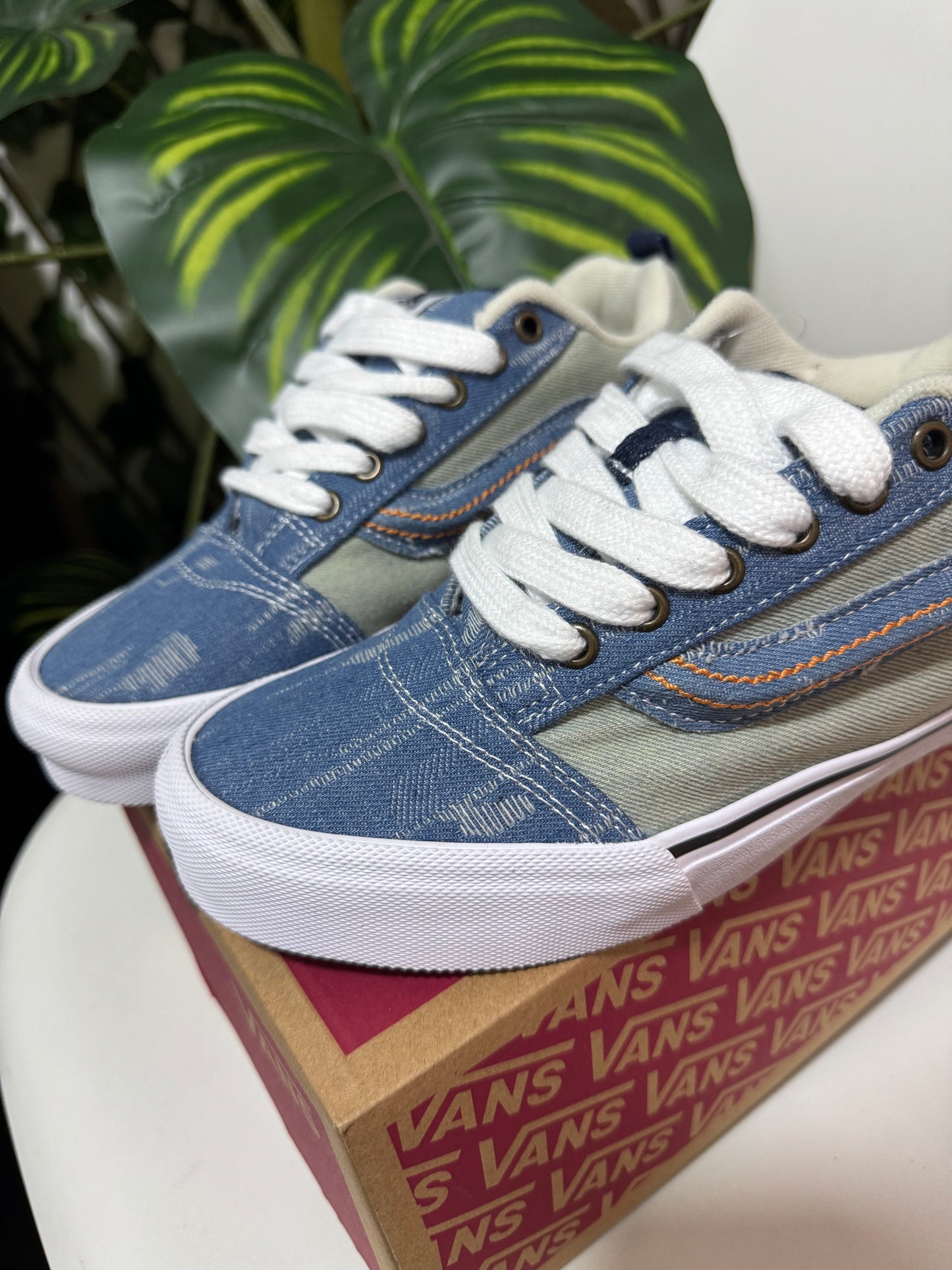 Vans Mountain Edition Blue Black Checkerboard