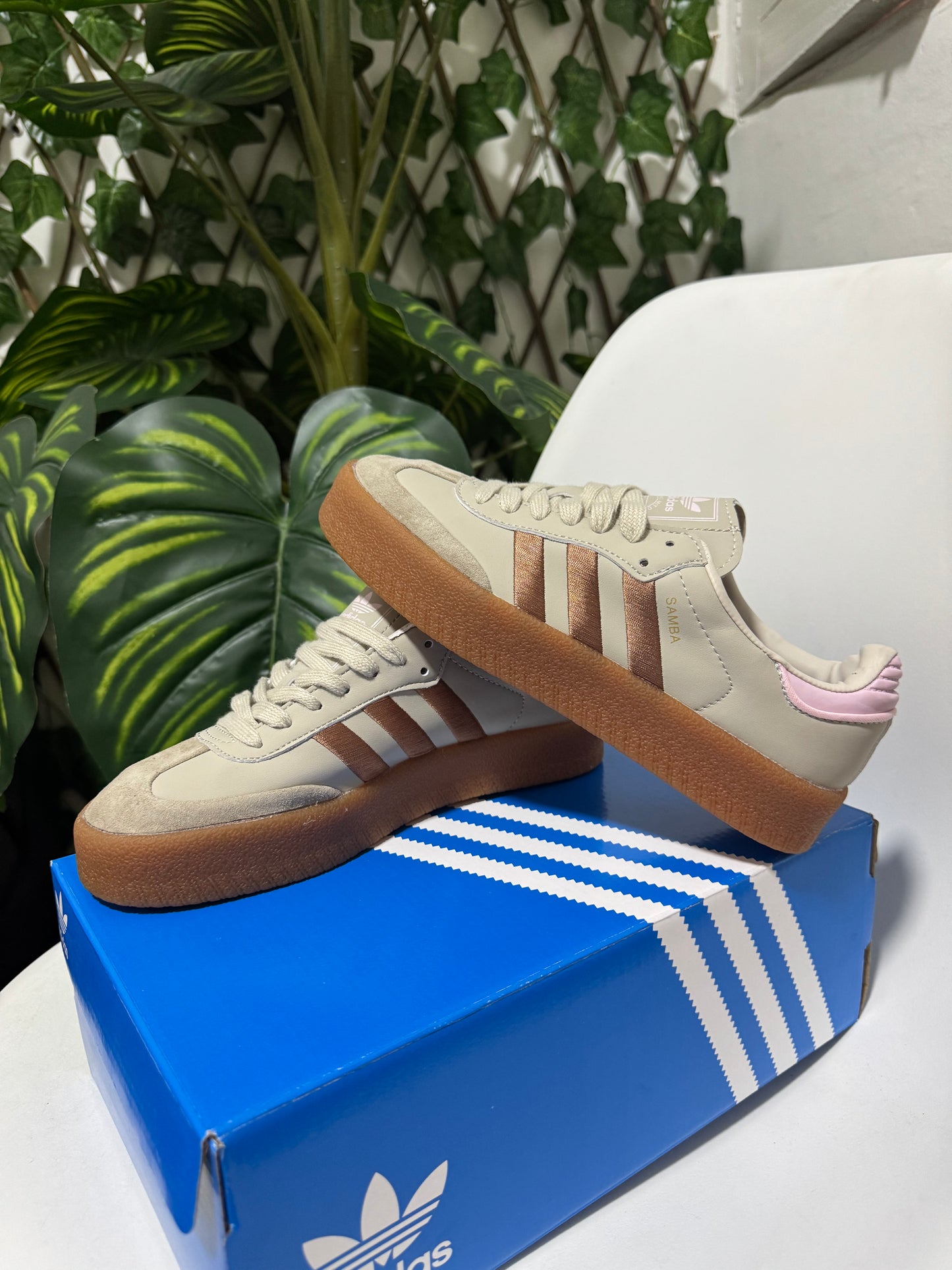Adidas Samba Plataforma “Beige”