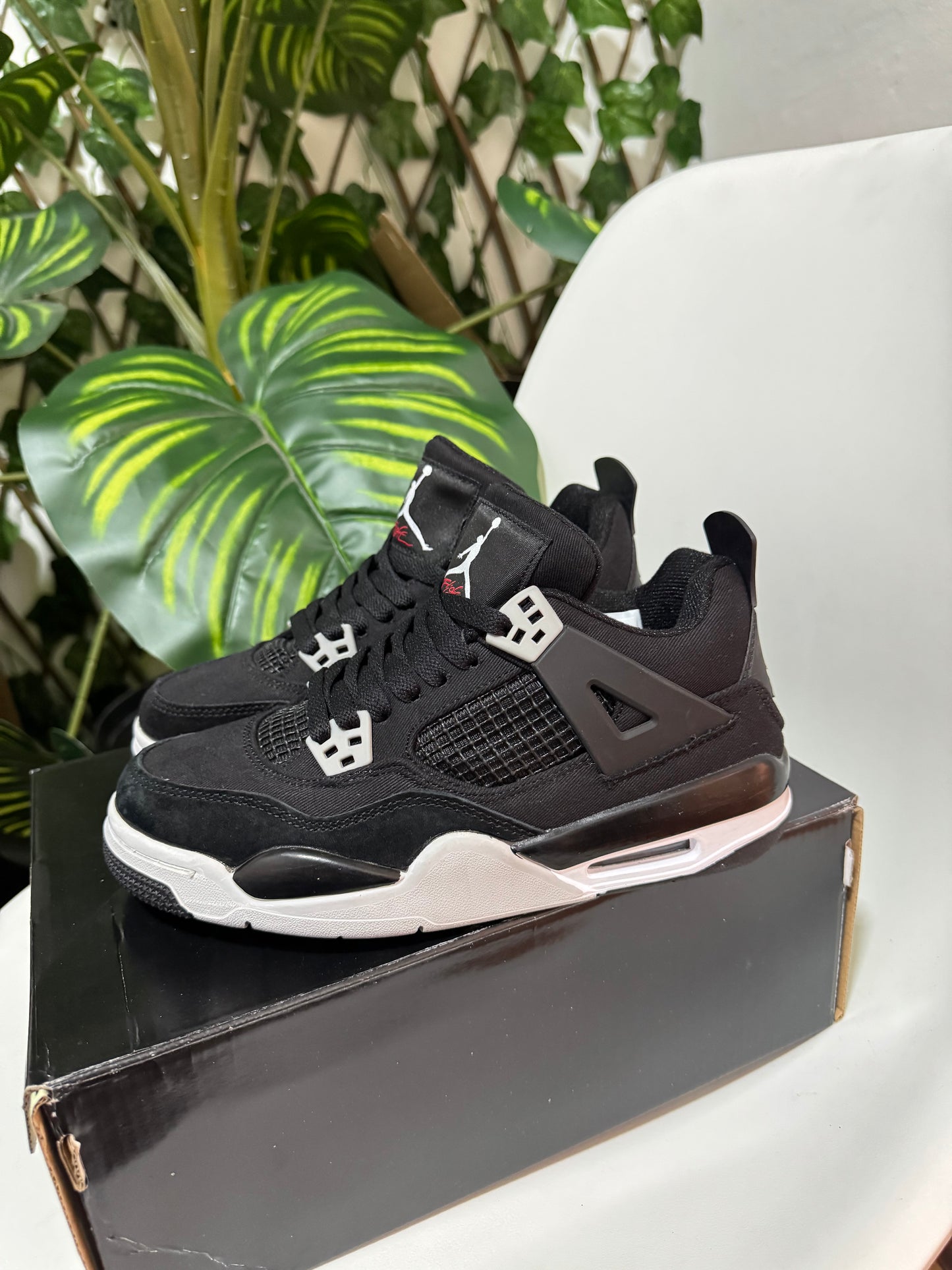 Air Jordan 4 Black Canvas