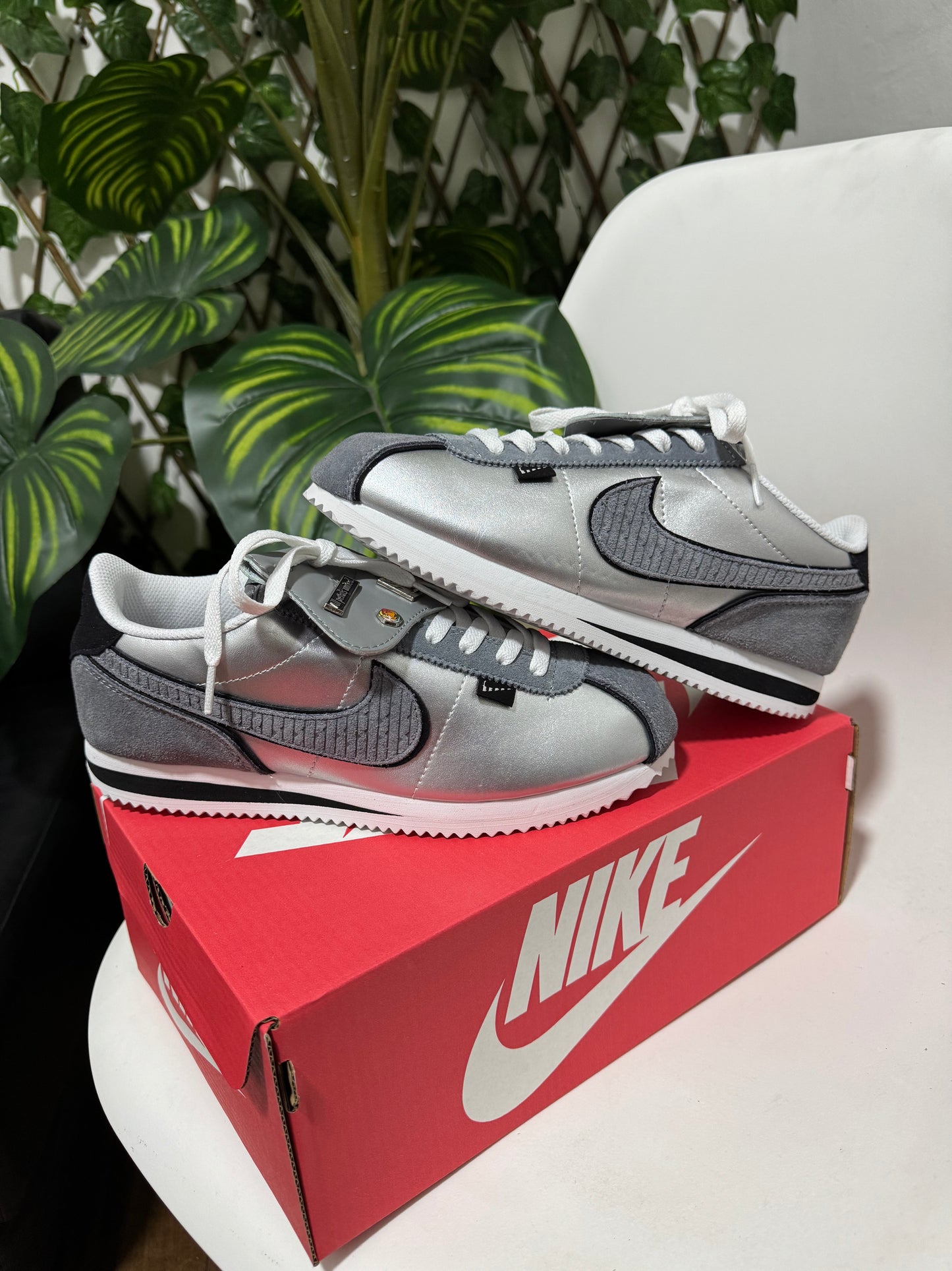 Nike Cortez Metallic Silver