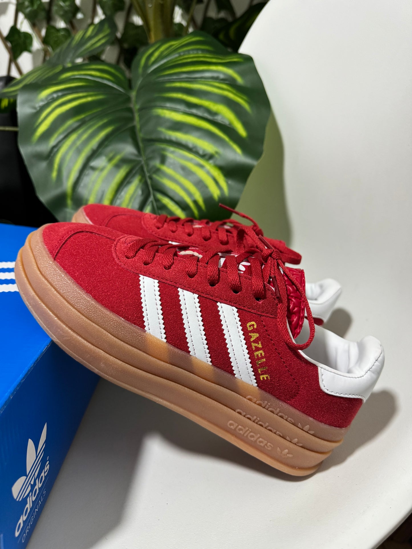 Adidas Gazelle Plataforma Roja