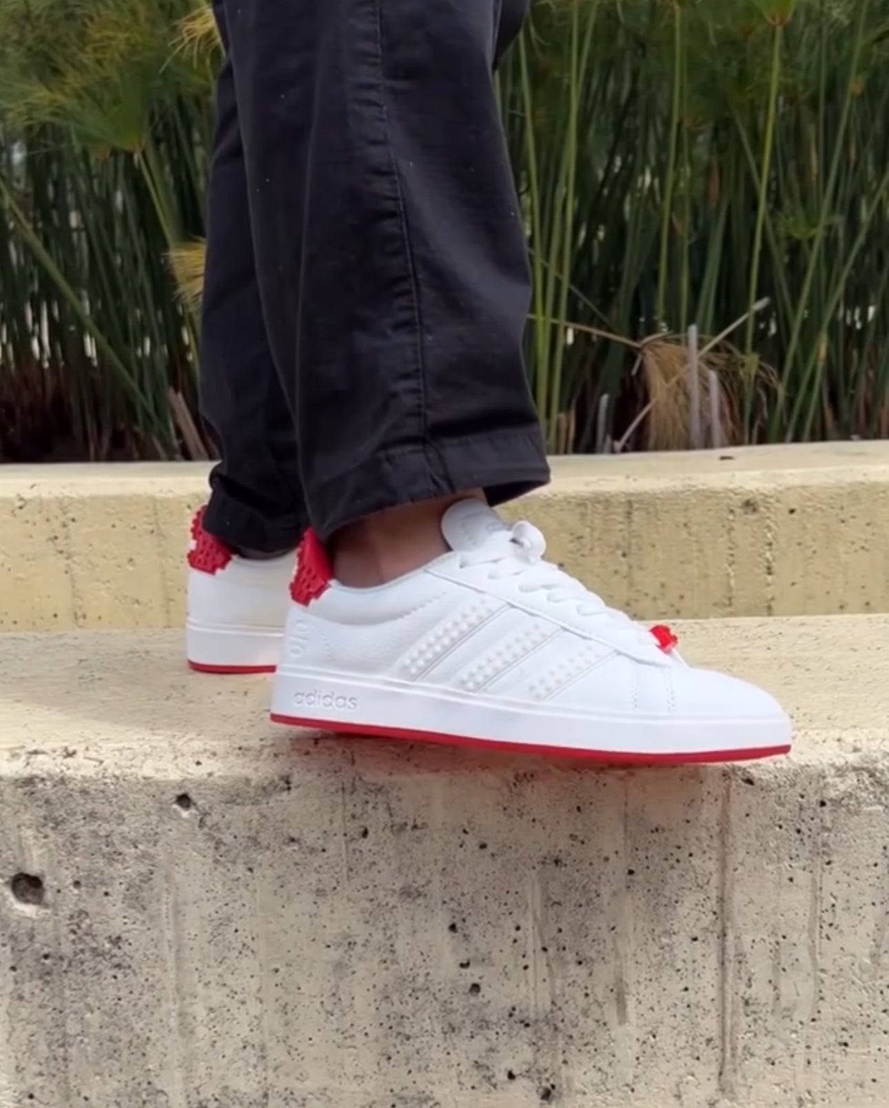 Adidas Grand Court x Lego “Red”