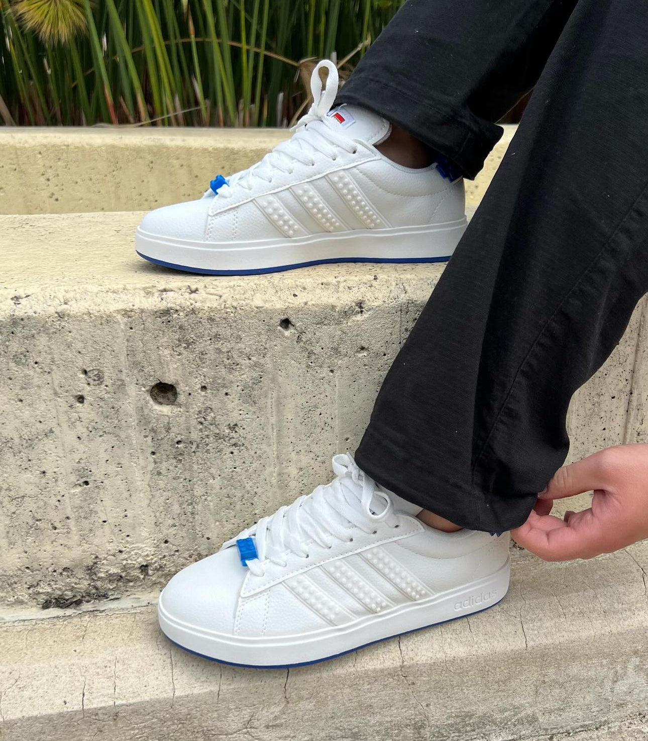 Adidas Grand Court x Lego “Blue”