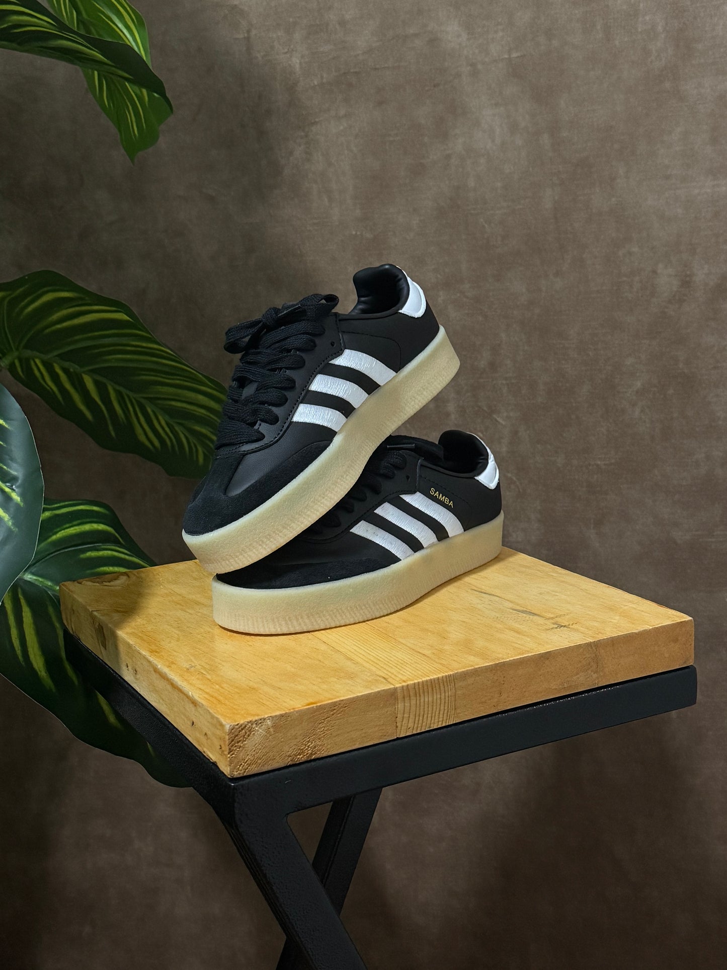 Adidas Samba Plataforma “Black”