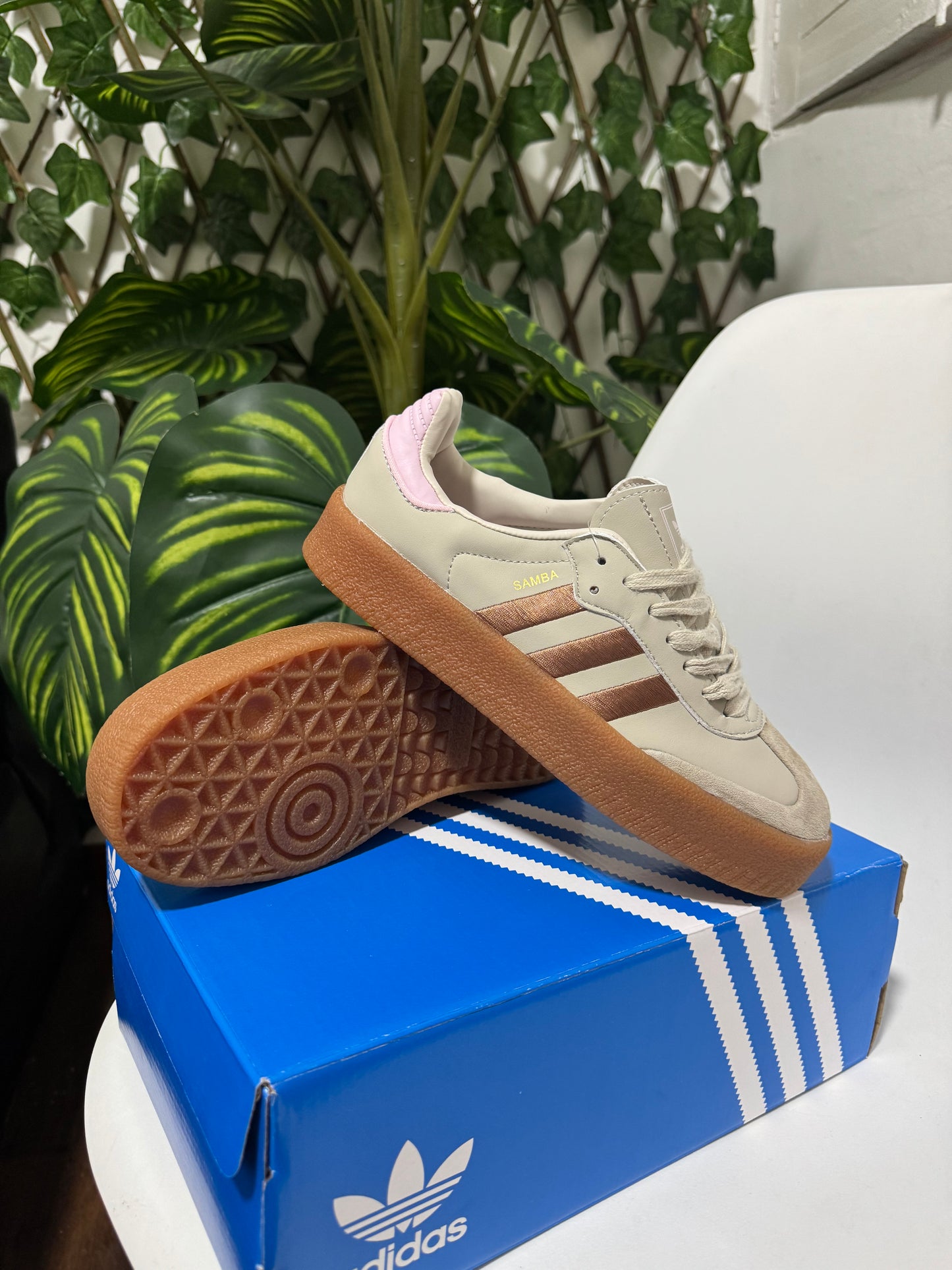 Adidas Samba Plataforma “Beige”