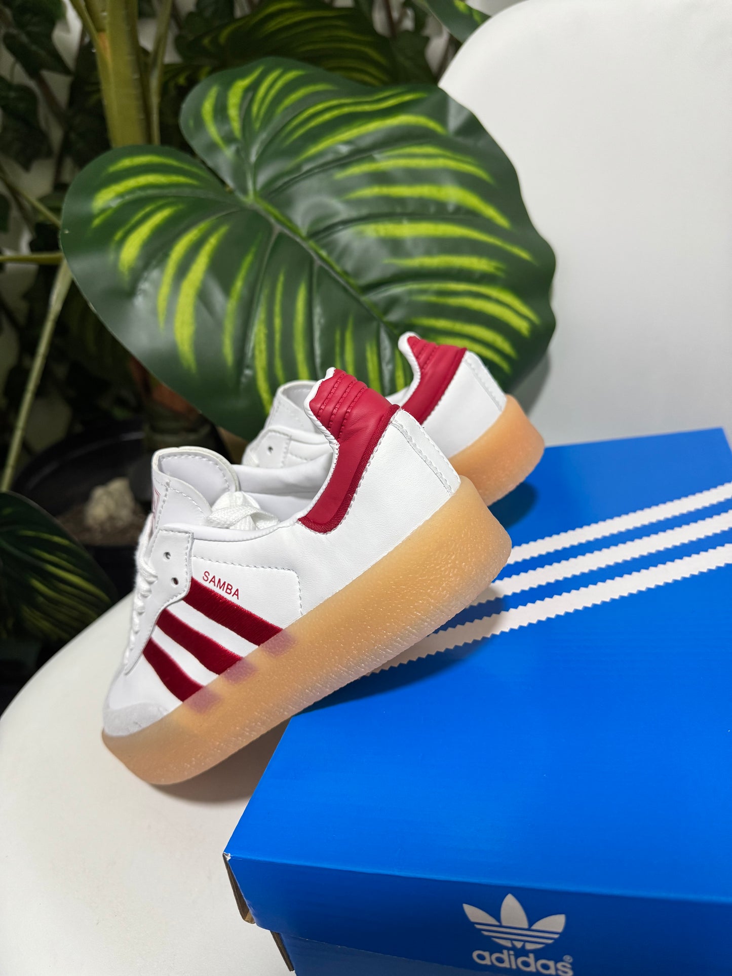Adidas Samba XLG Blanca/Roja