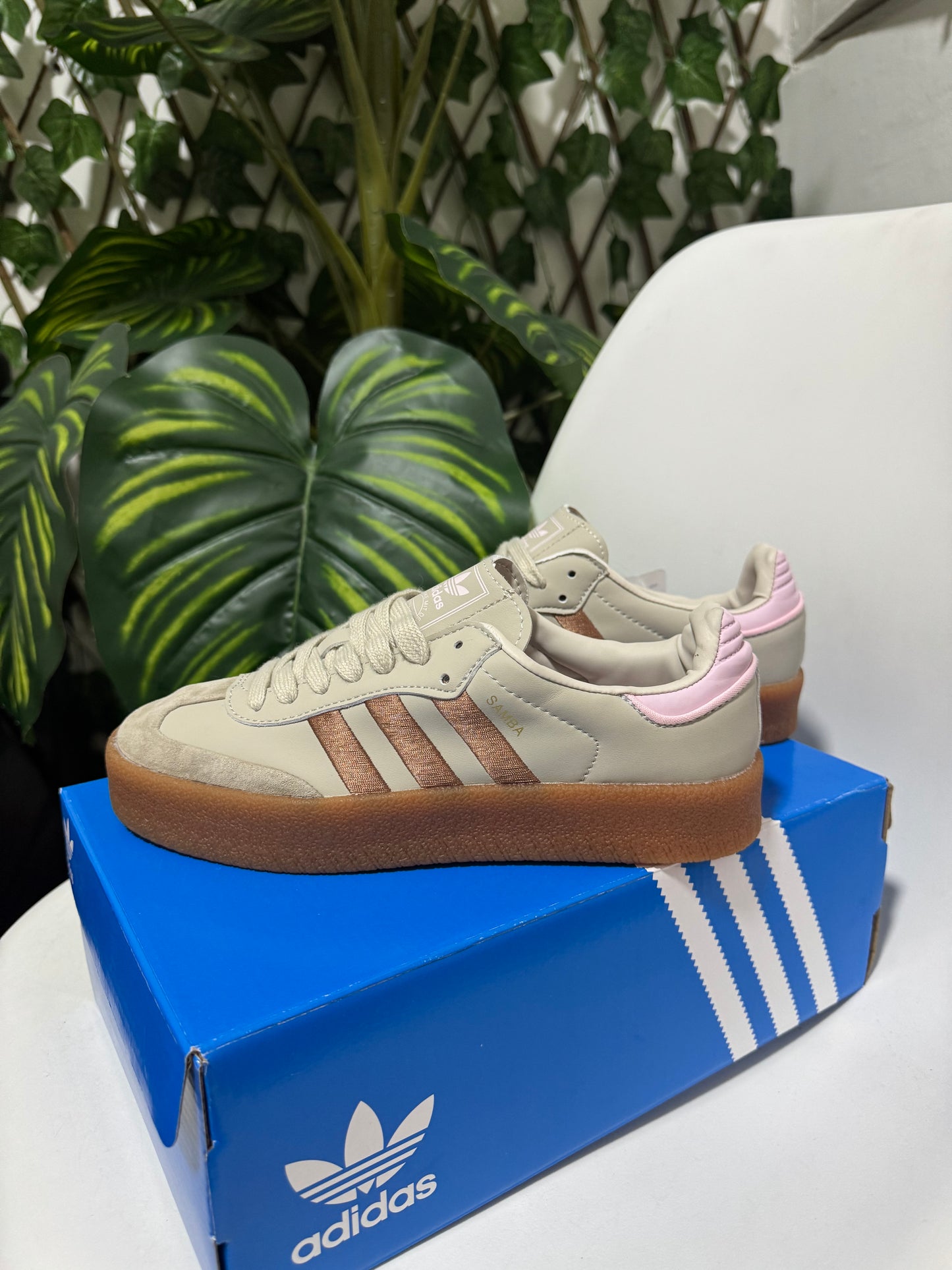 Adidas Samba Plataforma “Beige”