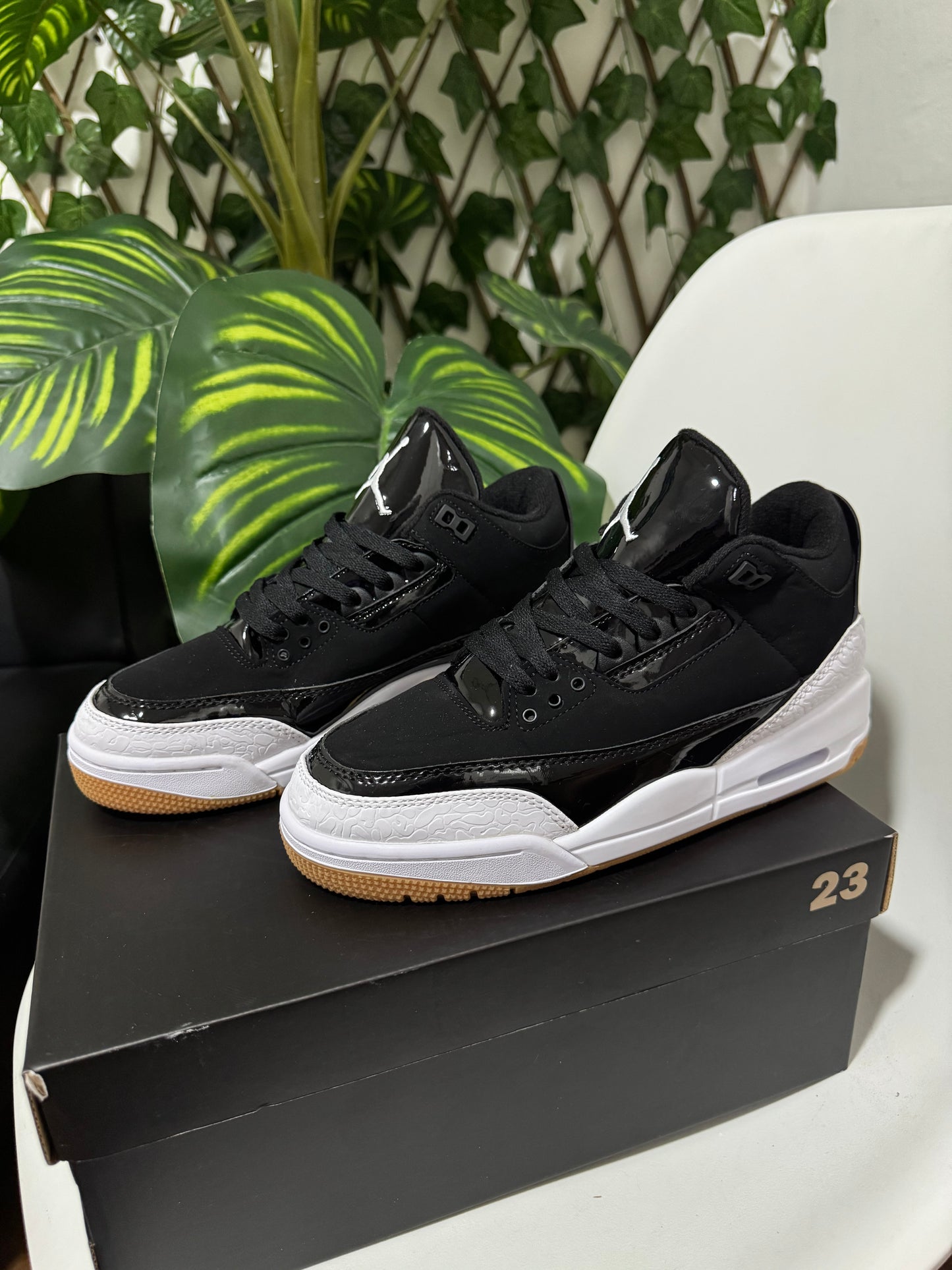 Air Jordan Retro 3 Black White Gum