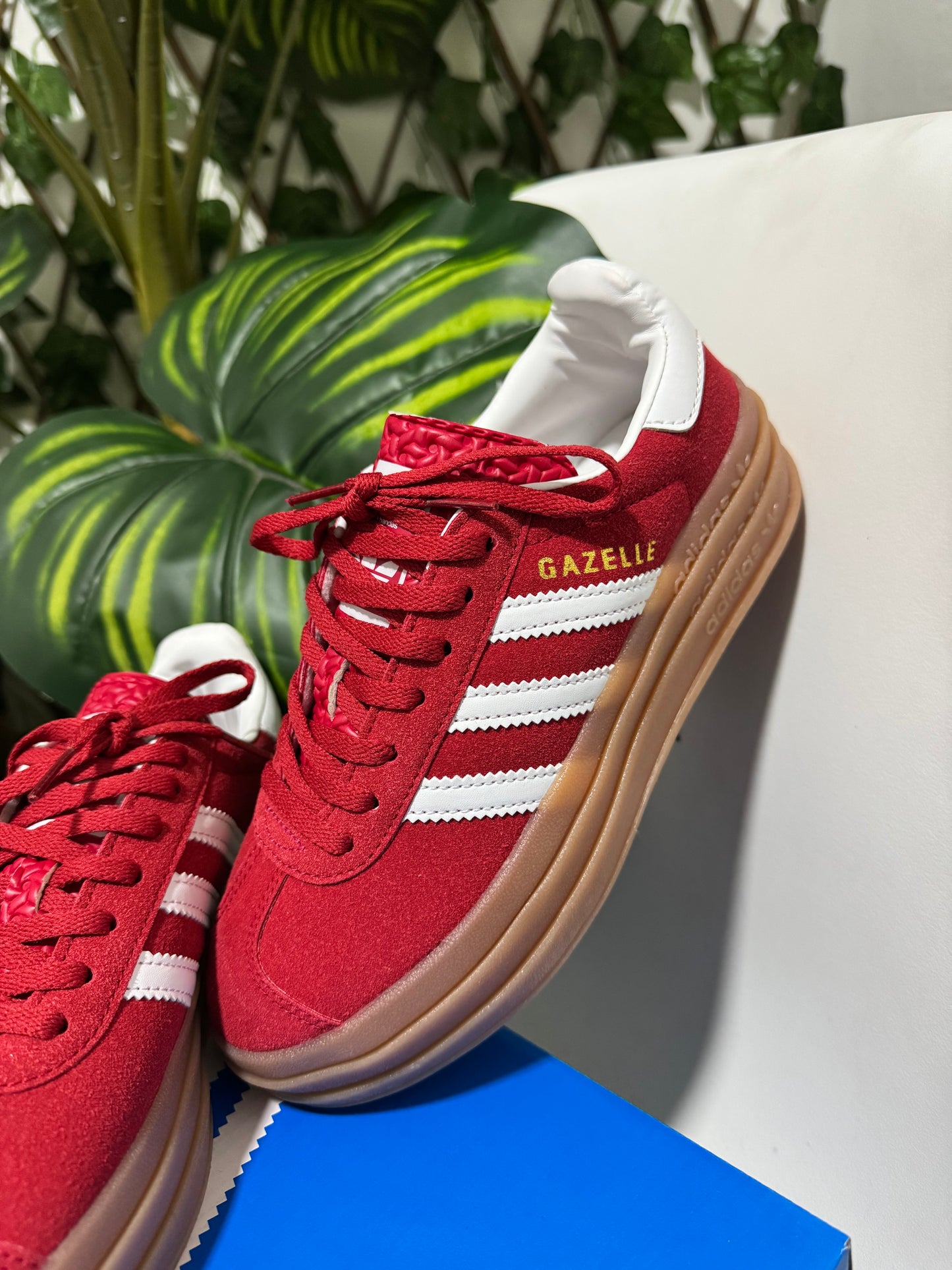Adidas Gazelle Plataforma Roja