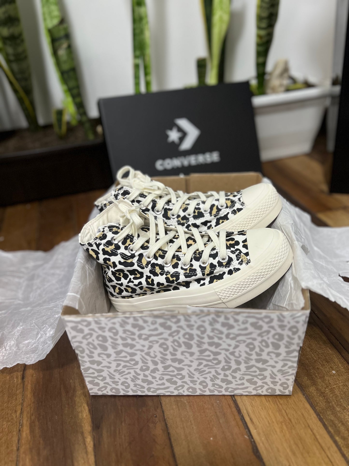 Converse Chuck Taylor Plataform “Leopard Lugged”