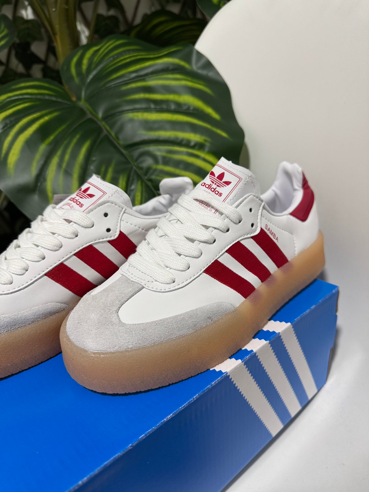 Adidas Samba XLG Blanca/Roja