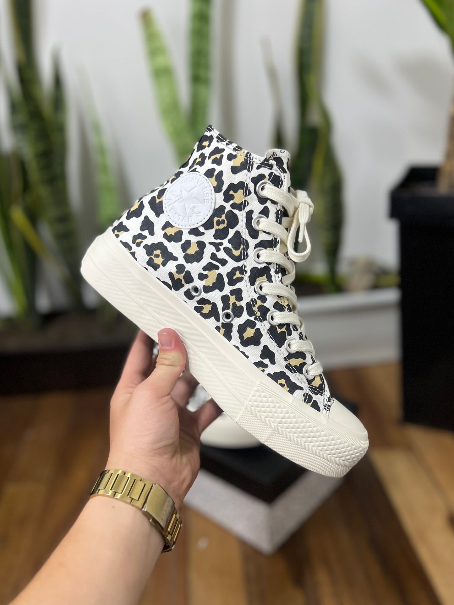Converse Chuck Taylor Plataform “Leopard Lugged”