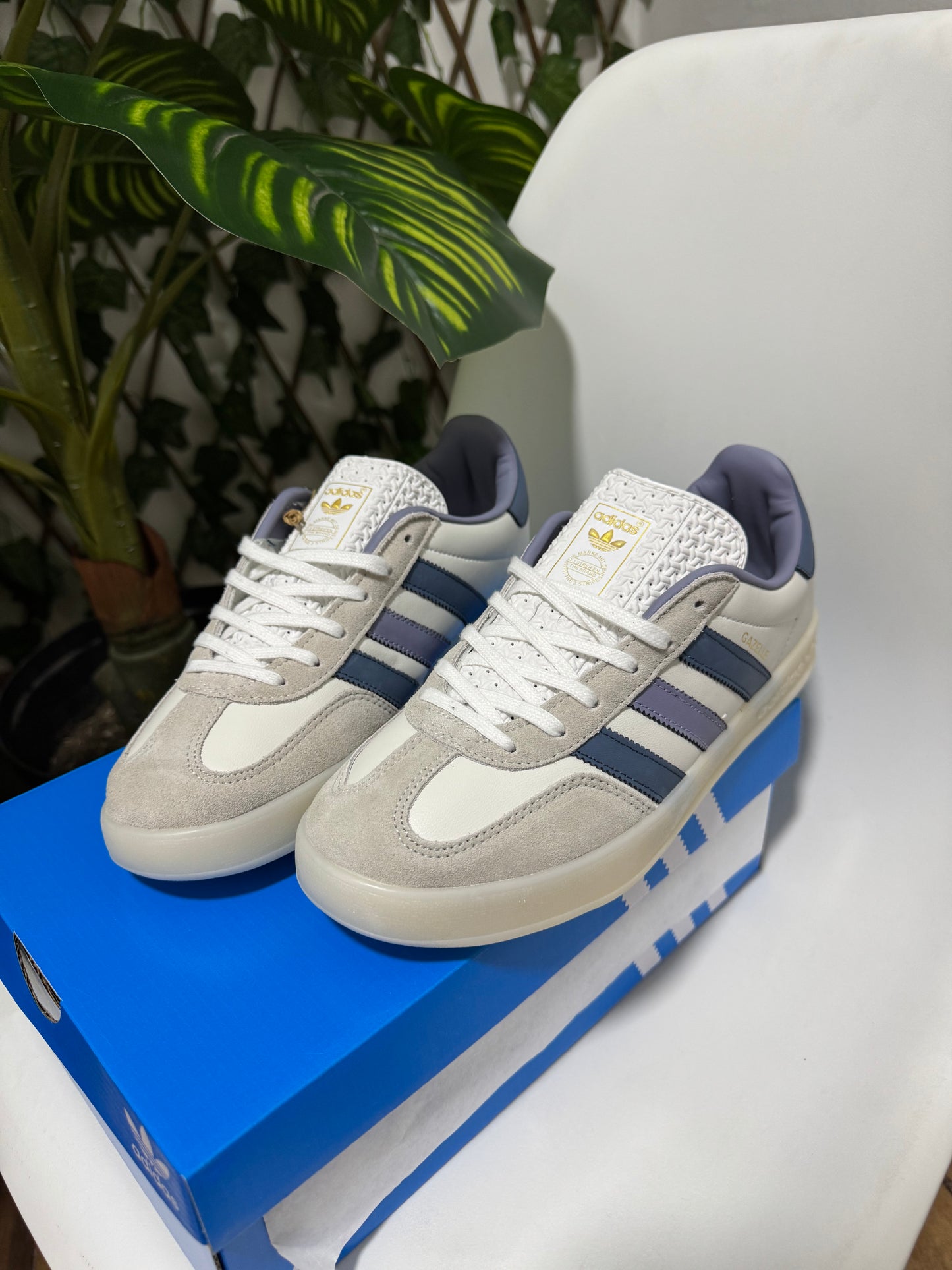 Adidas Gazelle Indoor “White Navy”