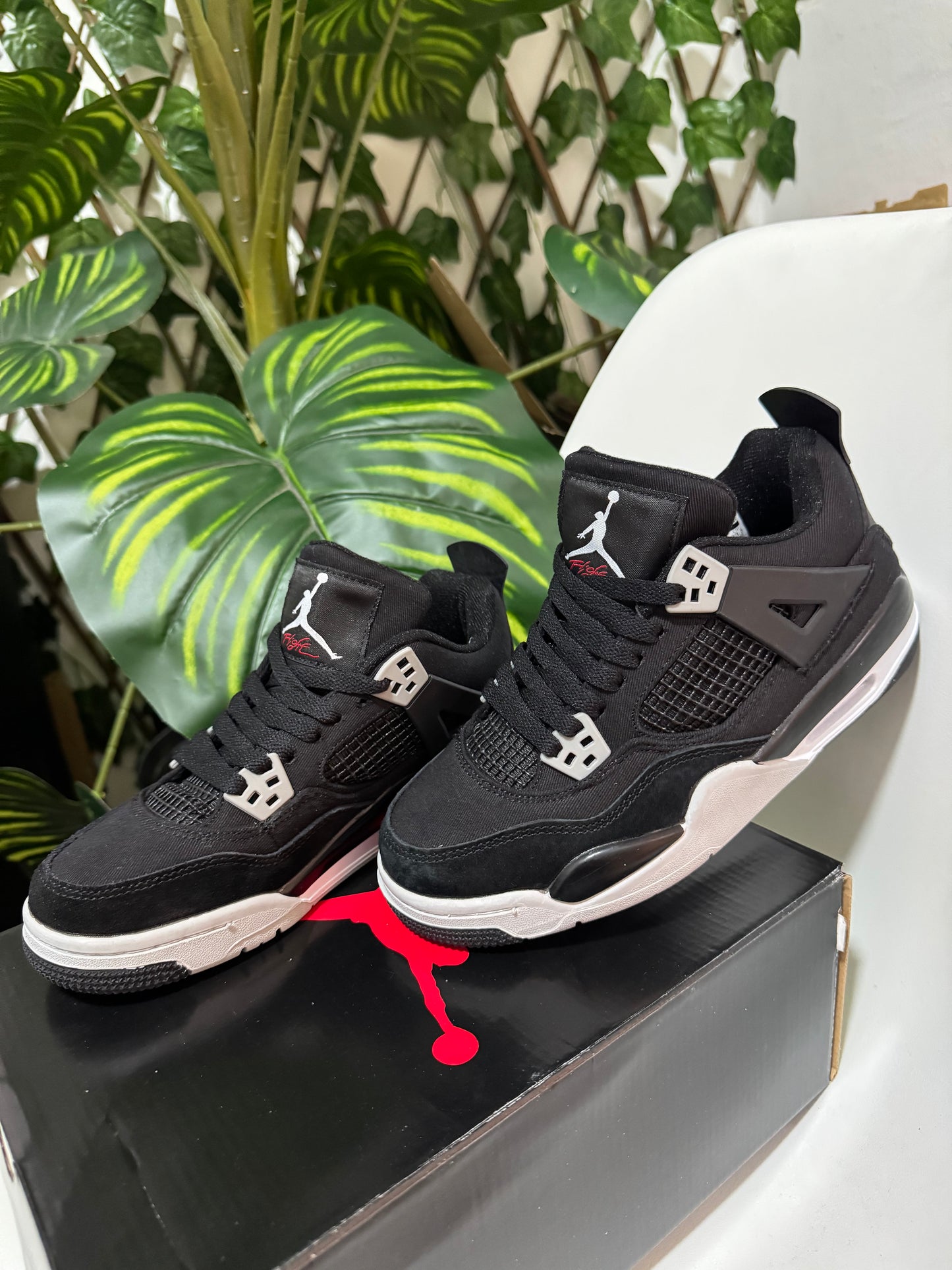 Air Jordan 4 Black Canvas