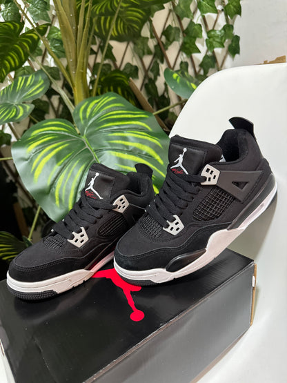 Air Jordan 4 Black Canvas