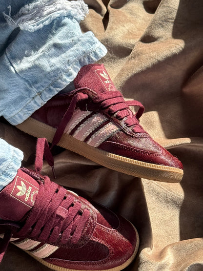 Adidas Samba OG “Maroon Sand Strata Pony”