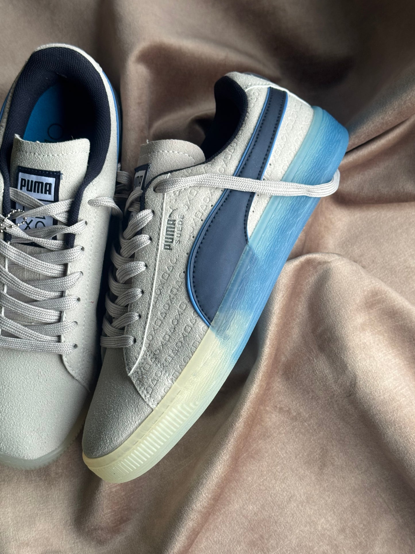 Puma Suede x PlayStation “Glacial Grey”
