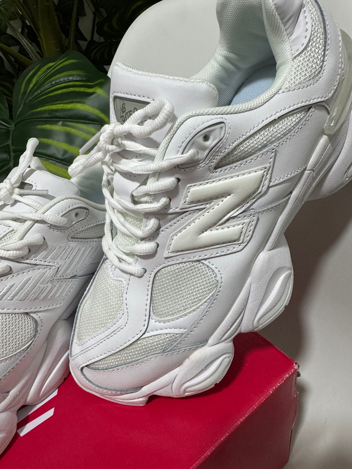 New Balance 9060 Triple White