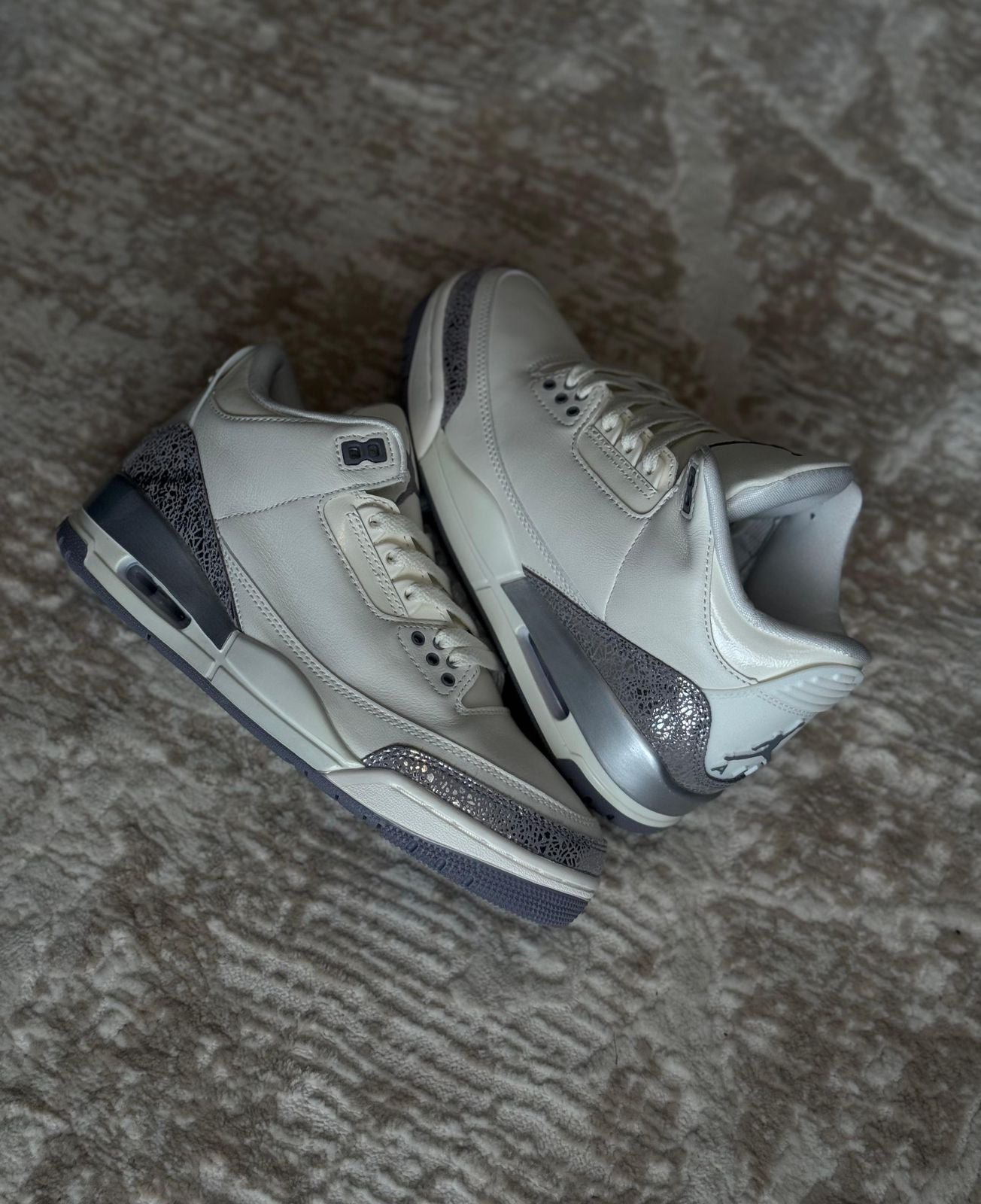 Air Jordan 3 “Sail Metallic Silver” (G5)