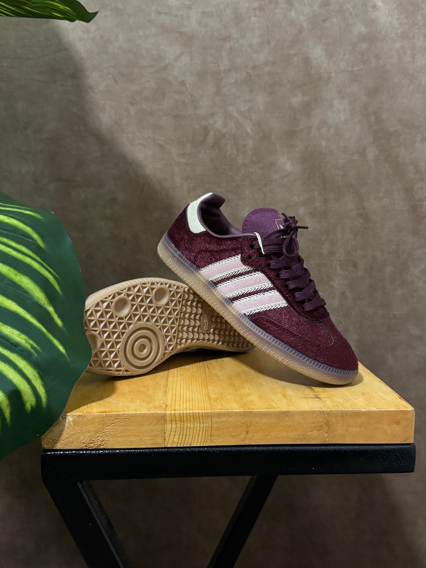 Adidas Samba OG “Maroon Sand Strata Pony”