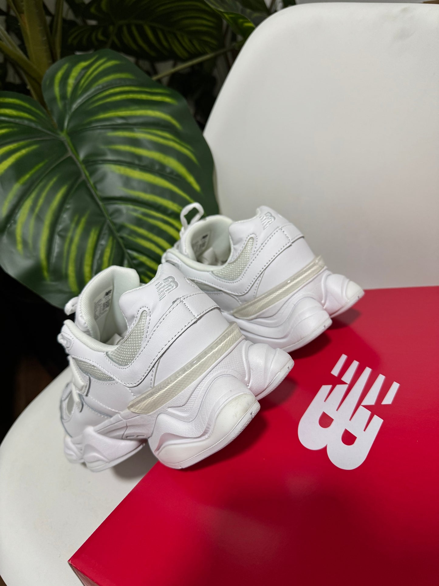New Balance 9060 Triple White