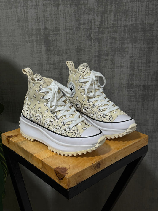 Converse Run Star “Hike Hi Paisley Beige”