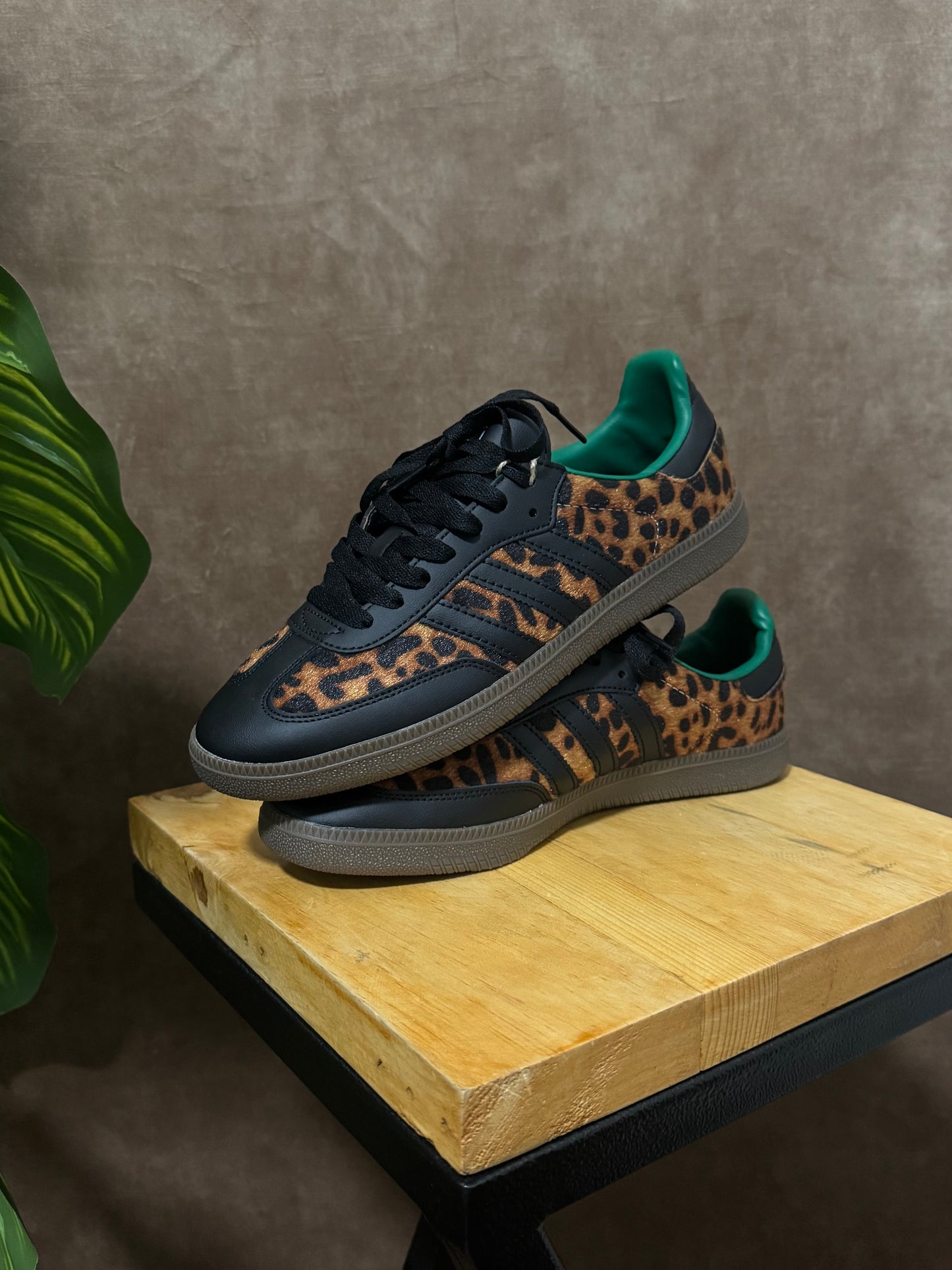 Adidas Samba OG “Black Green Leopard”