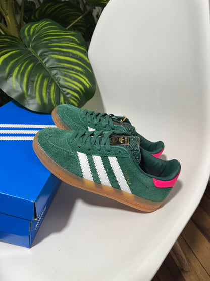 Adidas Gazelle Indoor Collegiate Green Lucid Pink
