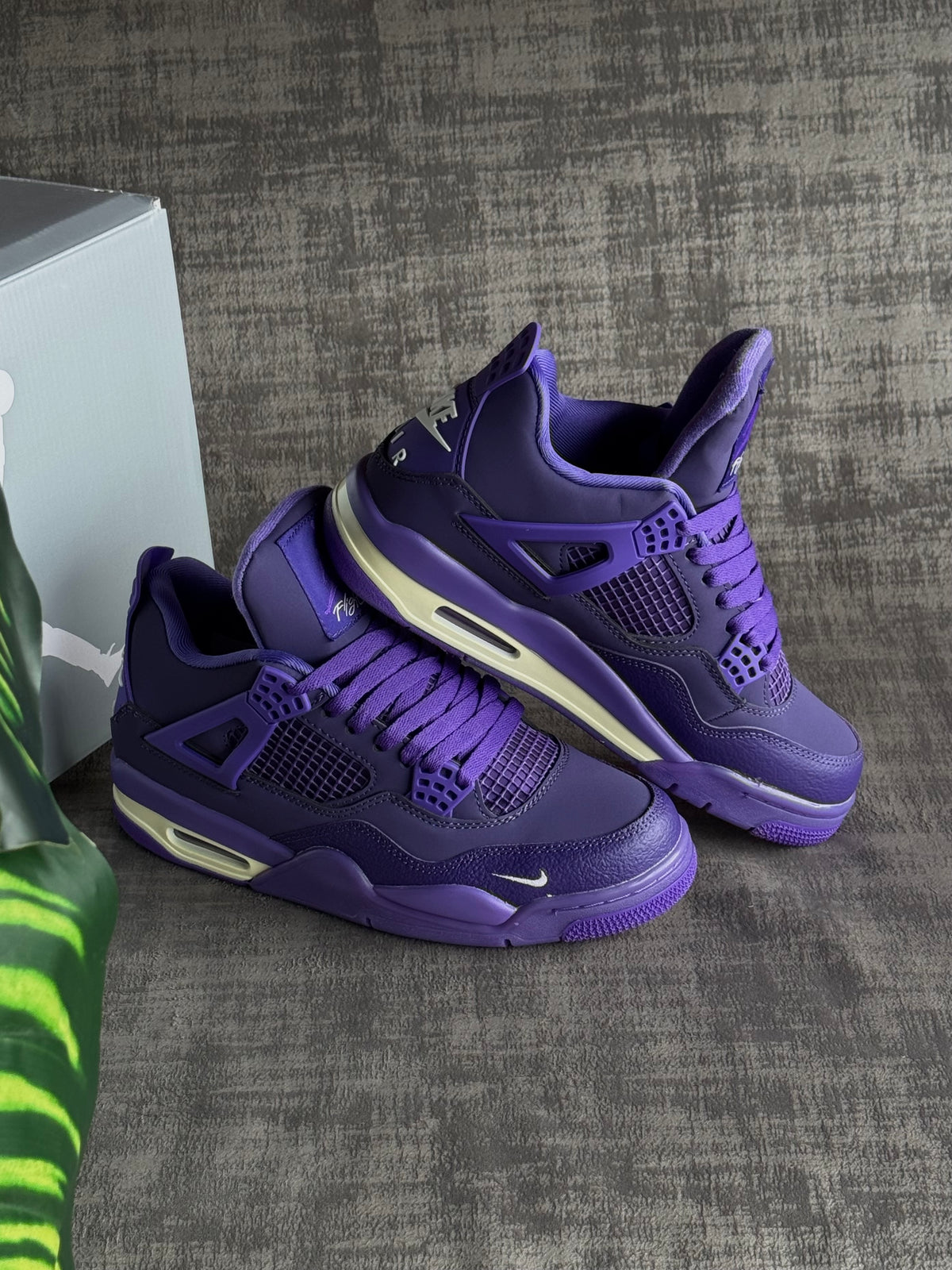 Air Jordan 4 Brick By Brick “Purple Rain”