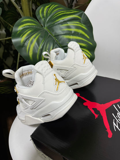 Air Jordan 4 Metallic Gold