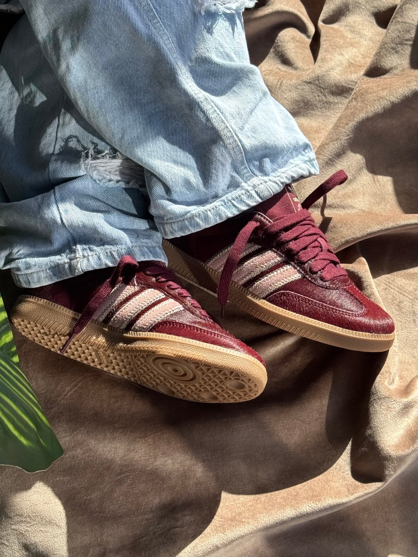 Adidas Samba OG “Maroon Sand Strata Pony”