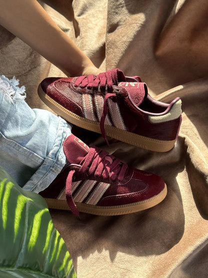 Adidas Samba OG “Maroon Sand Strata Pony”