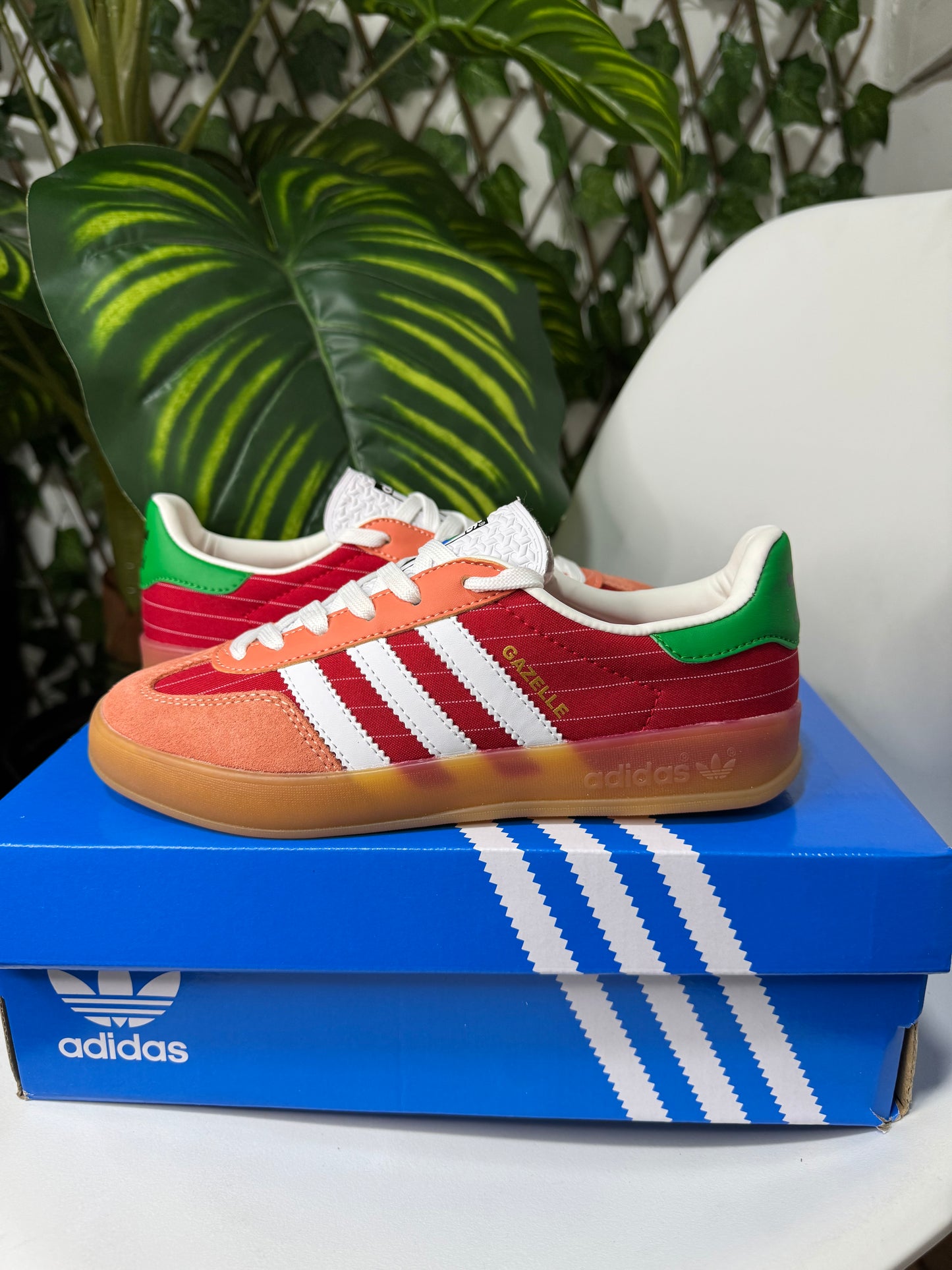 Adidas Gazelle Indoor “Paris Olympics-Red”