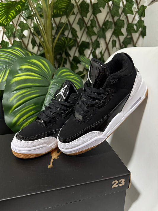 Air Jordan Retro 3 Black White Gum