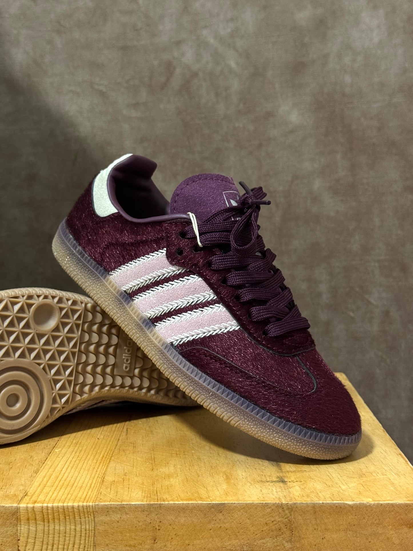 Adidas Samba OG “Maroon Sand Strata Pony”