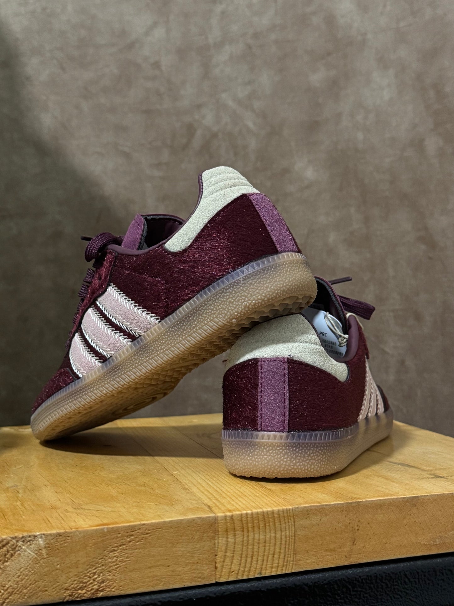 Adidas Samba OG “Maroon Sand Strata Pony”