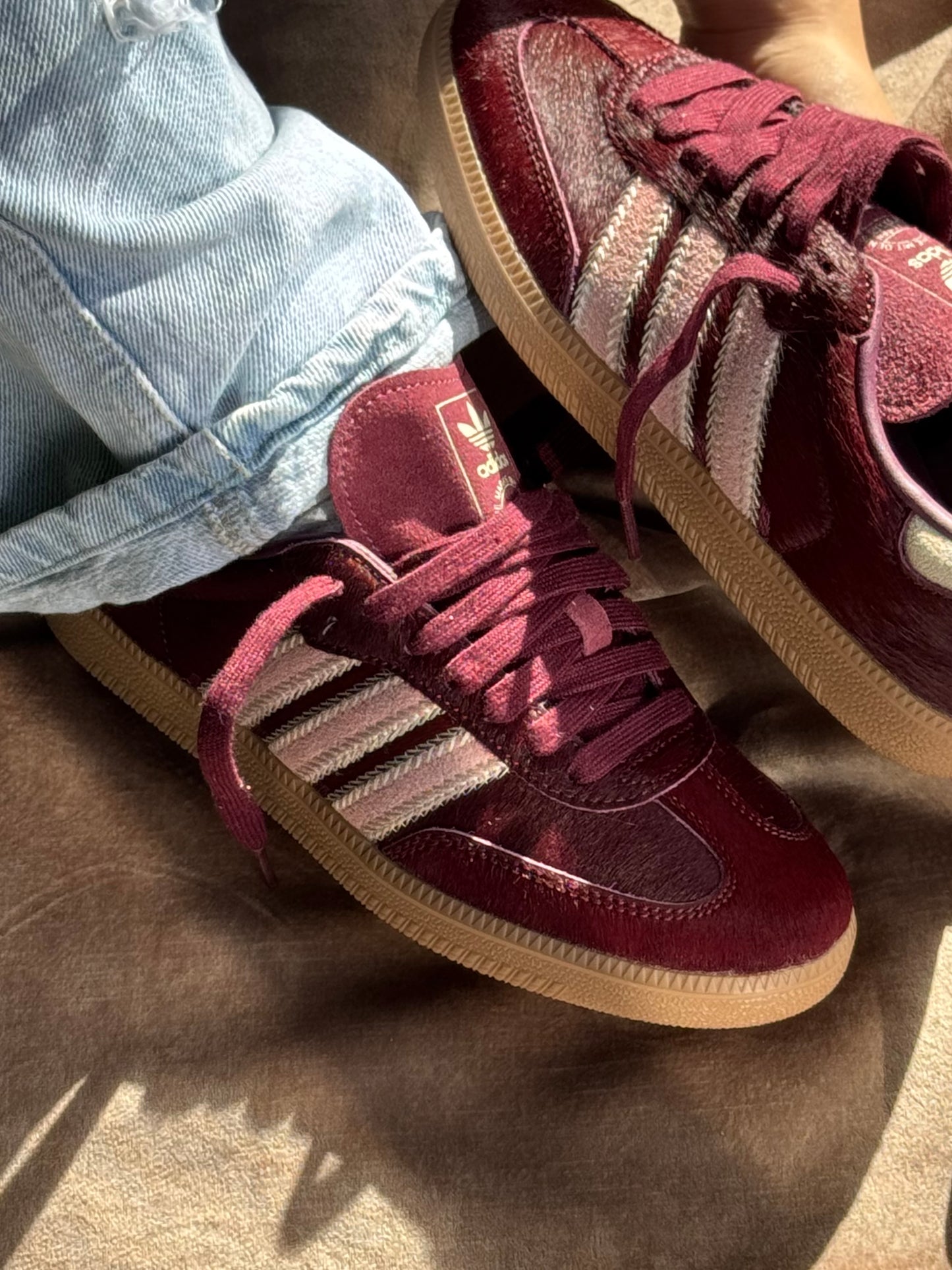 Adidas Samba OG “Maroon Sand Strata Pony”