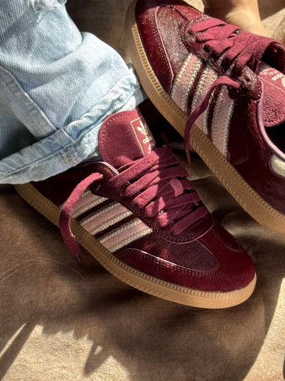 Adidas Samba OG “Maroon Sand Strata Pony”