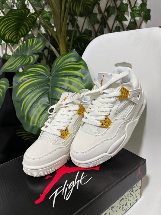 Air Jordan 4 Metallic Gold