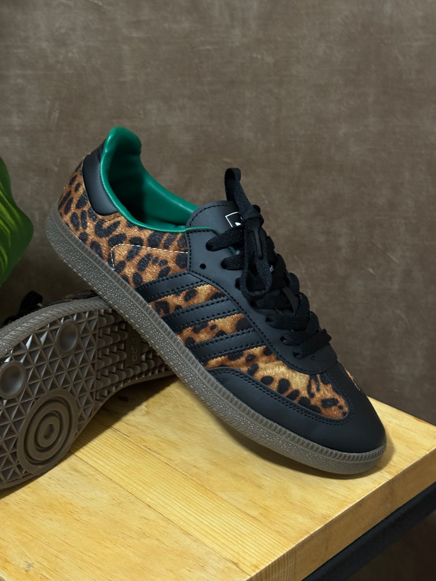 Adidas Samba OG “Black Green Leopard”