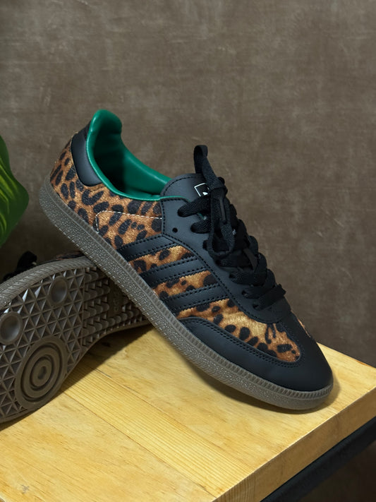 Adidas Samba OG “Black Green Leopard”