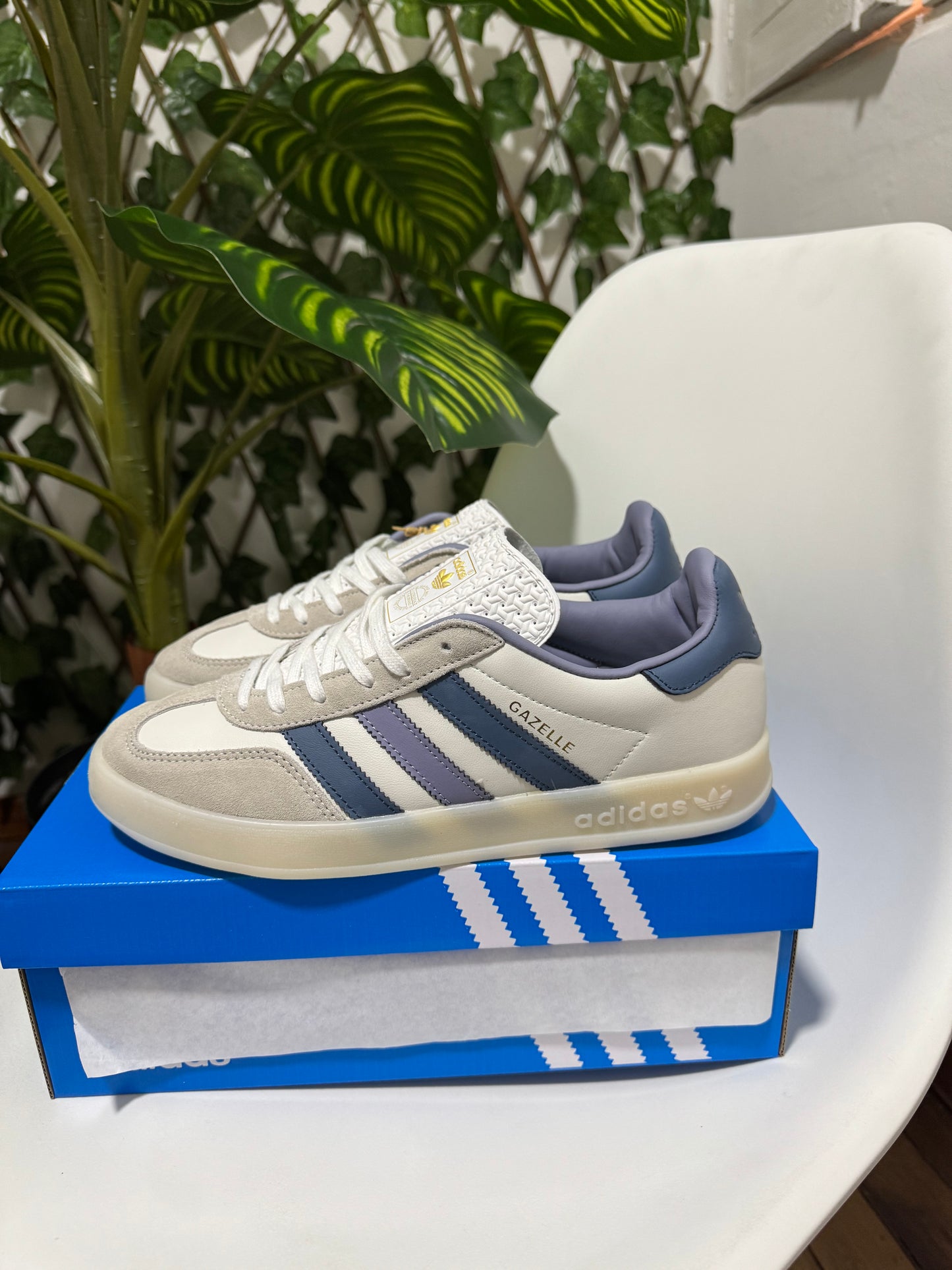 Adidas Gazelle Indoor “White Navy”