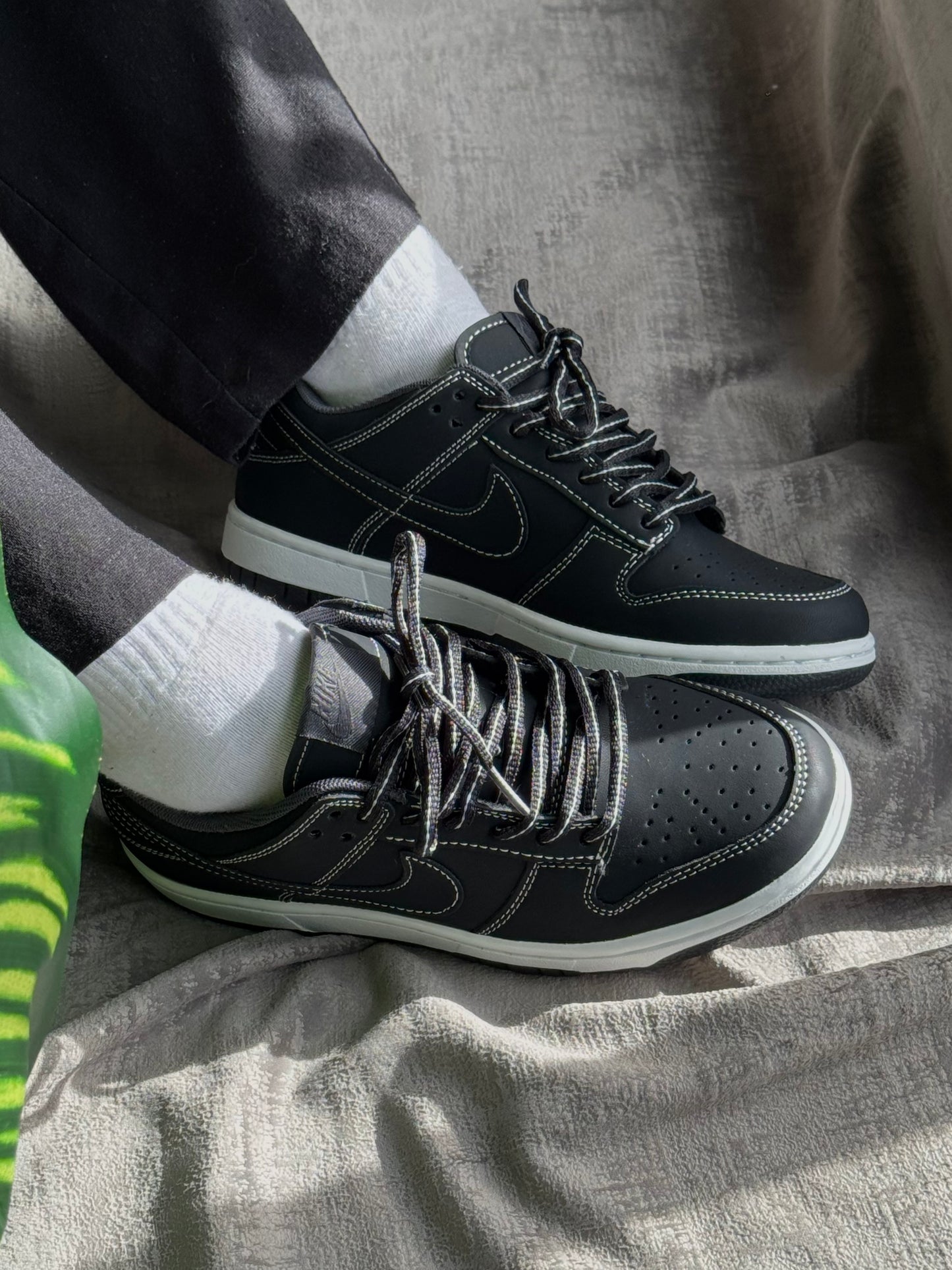 Nike SB Dunk Low “Black Contrast Stitch”