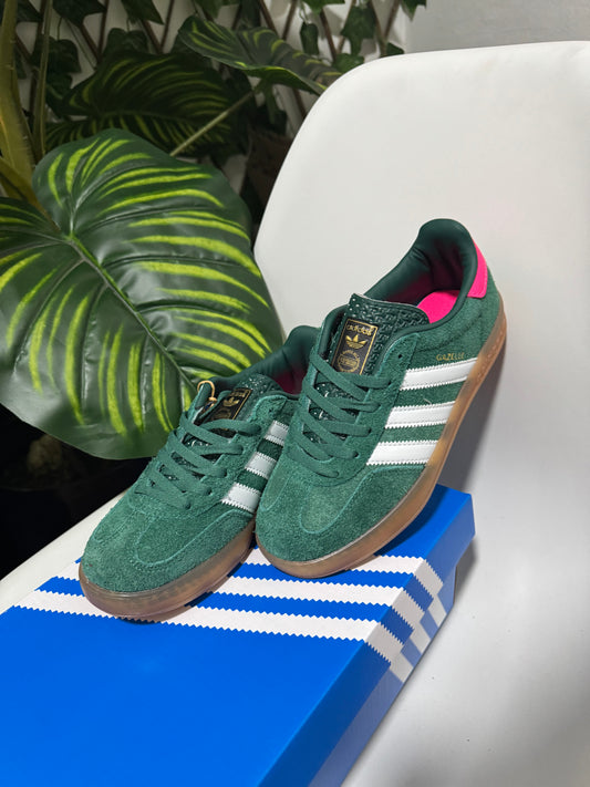 Adidas Gazelle Indoor Collegiate Green Lucid Pink