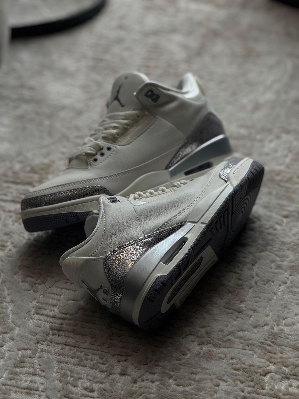 Air Jordan 3 “Sail Metallic Silver” (G5)