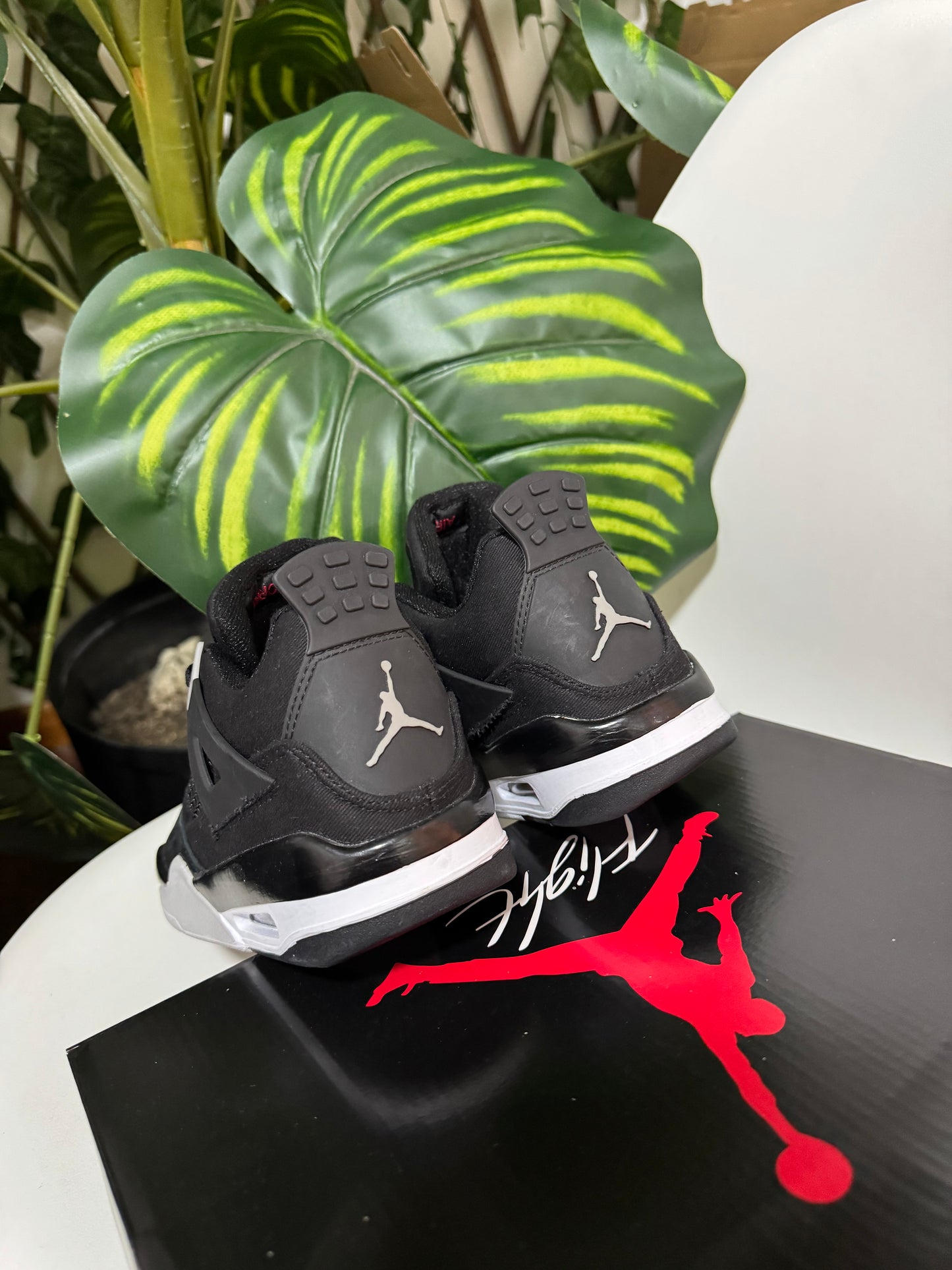 Air Jordan 4 Black Canvas