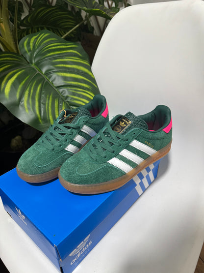 Adidas Gazelle Indoor Collegiate Green Lucid Pink